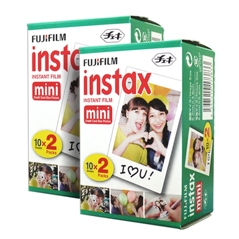 Fujifilm Instax Mini 8 Plus камера 5 цветов+ Fuji Instant 40 пленка белый край фото обычная картина