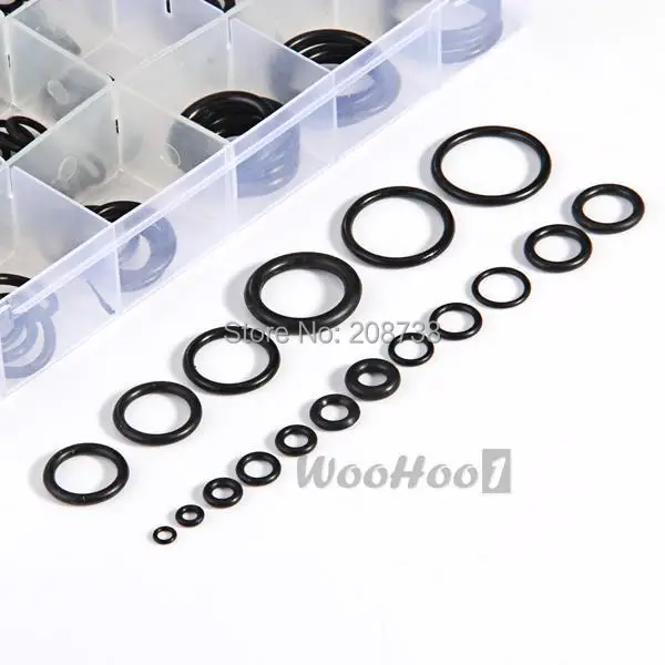 225 x Rubber O Ring O-Ring Washer Seals Assortment Black for Car F  Nfs ti 