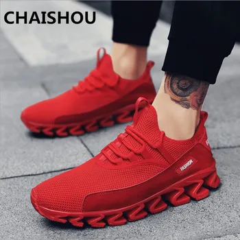 

CHAISHOU2019 New Fashion Men's Casual Shoes Male Breathable Slip on Comfortable Shoe Footwears Sapato Masculino 39-46 F-278