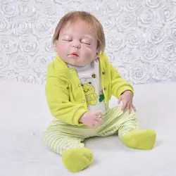 Reborn baby doll игрушки 23 "57 см bebes reborn menino bonecas полное виниловое покрытие силиконовые куклы-Новорожденные подарок для детей