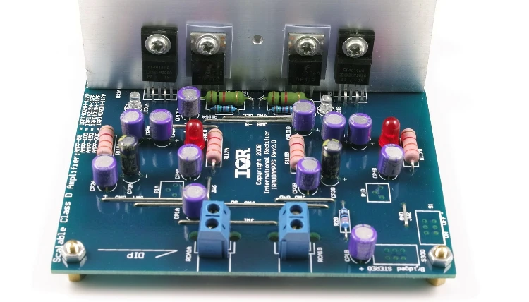 L15DX2 IRS2092 IRFI4019H MOSFET класс D цифровой усилитель мощности готовая плата