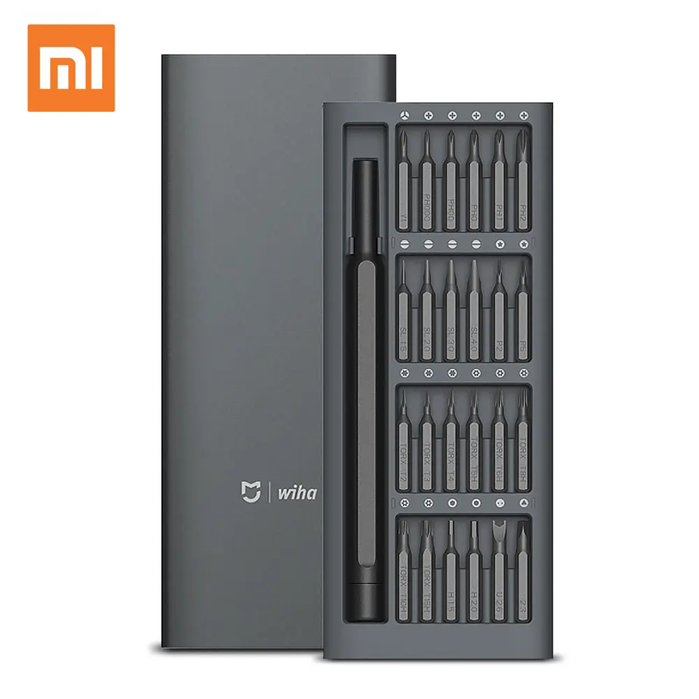 Набор отверток Xiaomi Mi Mijia Wiha 24 в 1 точный 60HRC магнитные биты домашний набор