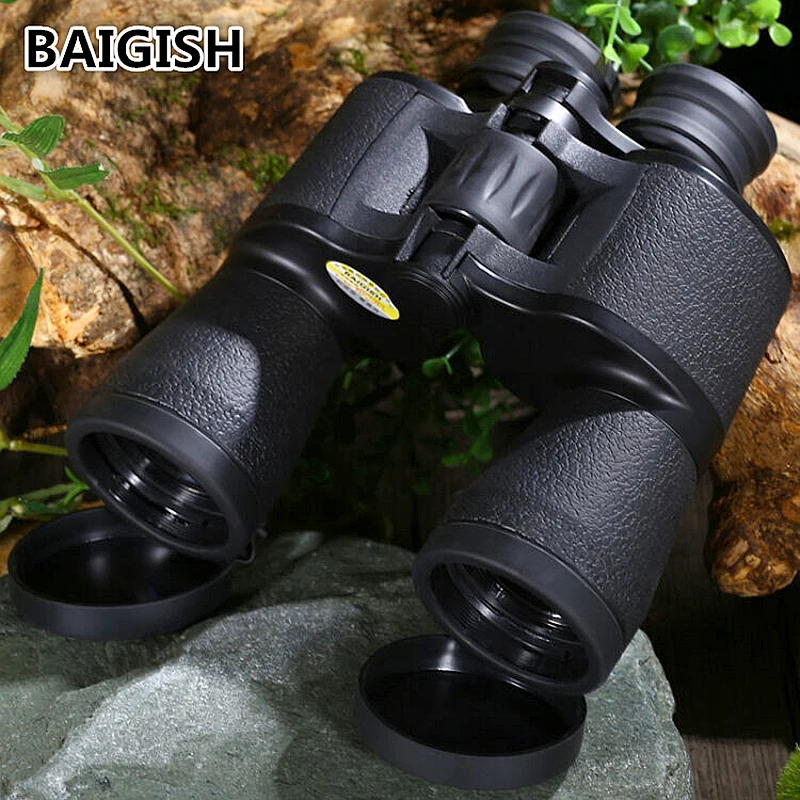 

Binoculars Original Baigish 20x50 HD Powerful Military Telescope Binocular high-times For Hunting lll Night Vision No infrared