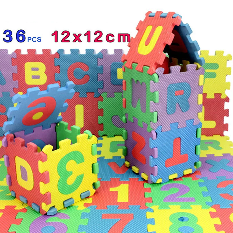 36PCS Spilt Joint Baby Play Mat Letters A-Z Numbers 0-9 EVA Puzzle Mat Educational Baby Development Toy 36PCS Spilt Joint Baby Play Mat Letters A-Z Numbers 0-9 EVA Puzzle Mat Educational Baby Development Toy