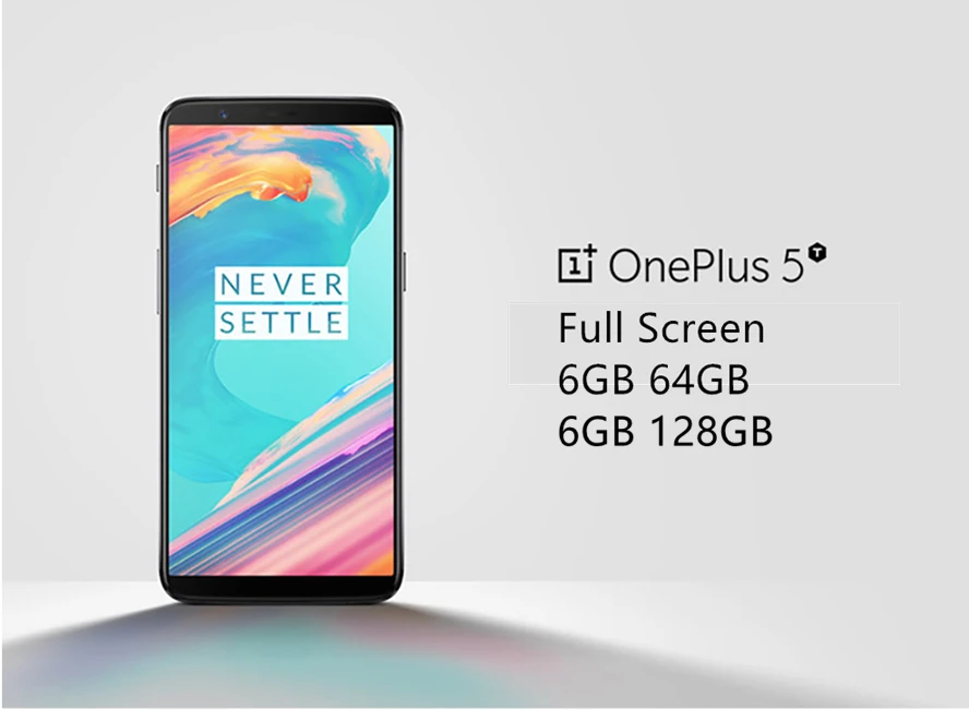 OnePlus 5T 6 ГБ 64 ГБ 128 Восьмиядерный процессор Snapdragon 835 6,0" 1080x2160 P 18:9 20,0 МП 16,0 Мп Идентификация отпечатков пальцев OxygenOS NFC