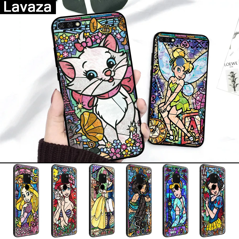 

Lavaza fairy stained Alice Stitch Princess Silicone Case for Huawei Mate 10 Pro 20 Lite Nova 3 3i Y6 Y5 Y9 Y7 2017 Prime 2018