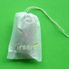 10000 шт 60X93 мм одноразовое ситечко для чая, однострунный фильтр бумажные чайные пакетики, травы мешки для фильтрования чая