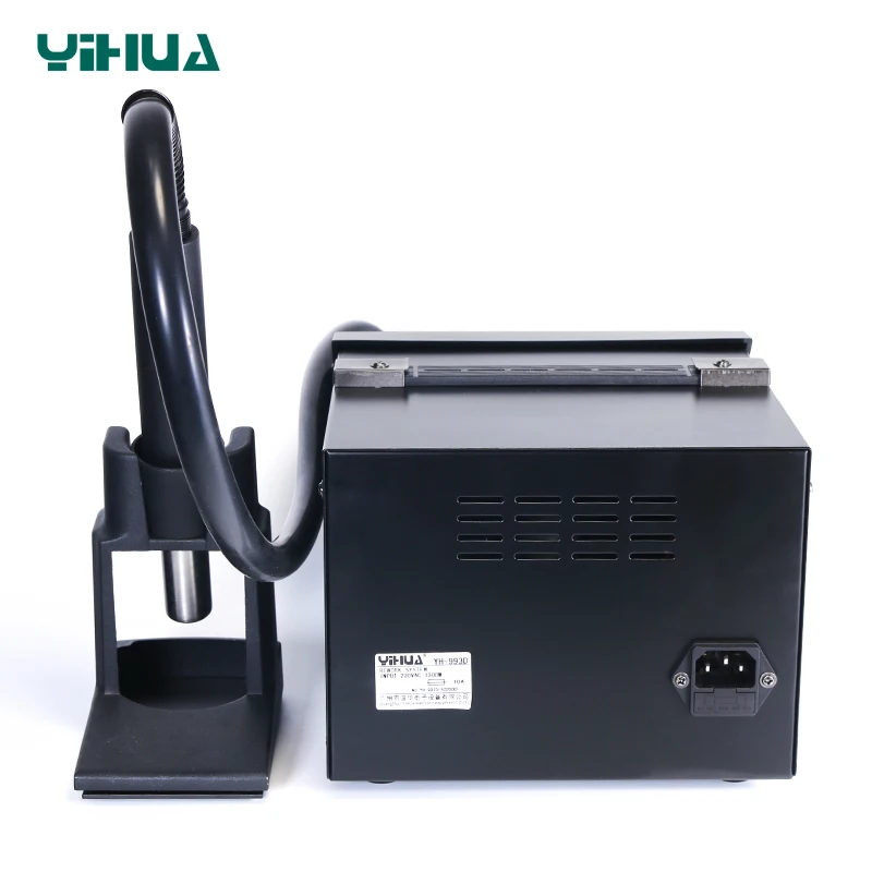 LCD Touch Screen Soldering Station YIHUA 993D Hot Air Gun Solder Blower 1300W BGA Rework SMD Soldering 