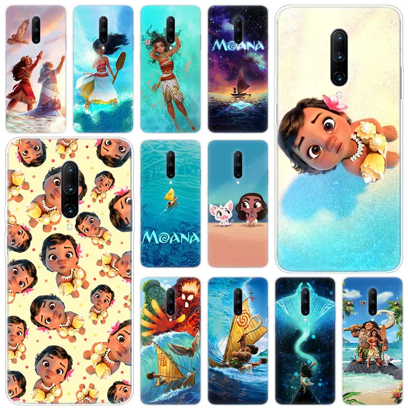 Hot Cartoon Cute Moana Soft Silicone Fashion Transparent Case For font b OnePlus b font font