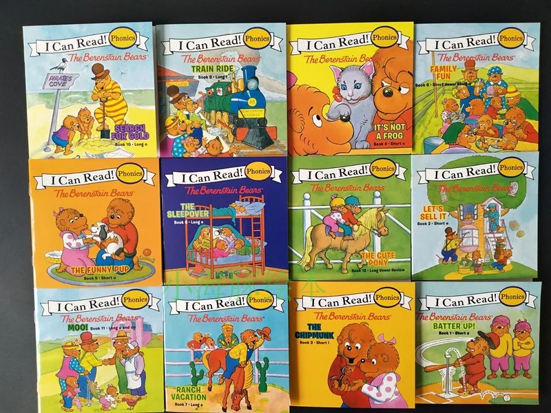 Livros para Crianças Livros de Bolso de Leitura Educacional para Crianças Livros Conjunto Posso Ler Phonics Inglês História Imagem Aprendendo Brinquedos 84 - eu 3 inglês história imagem livros para crianças livros