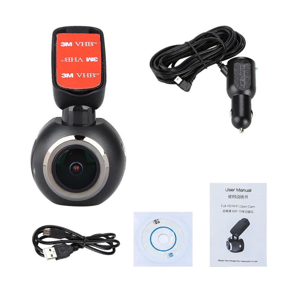 Blueskysea Q1 1.54 дюйма ЖК дисплей Экран Мини Wi Fi автомобилей Даш Cam 1080 P видео