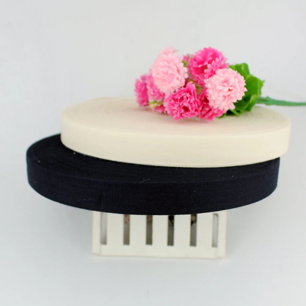 20 yards 1cm/1.5cm/2cm/2.5CM/4CM/5CM BLACK Cotton Ribbon Webbing Tapes DIY Craft Sewing &amp Packing Cloth Fabric Ribbons | Дом и сад