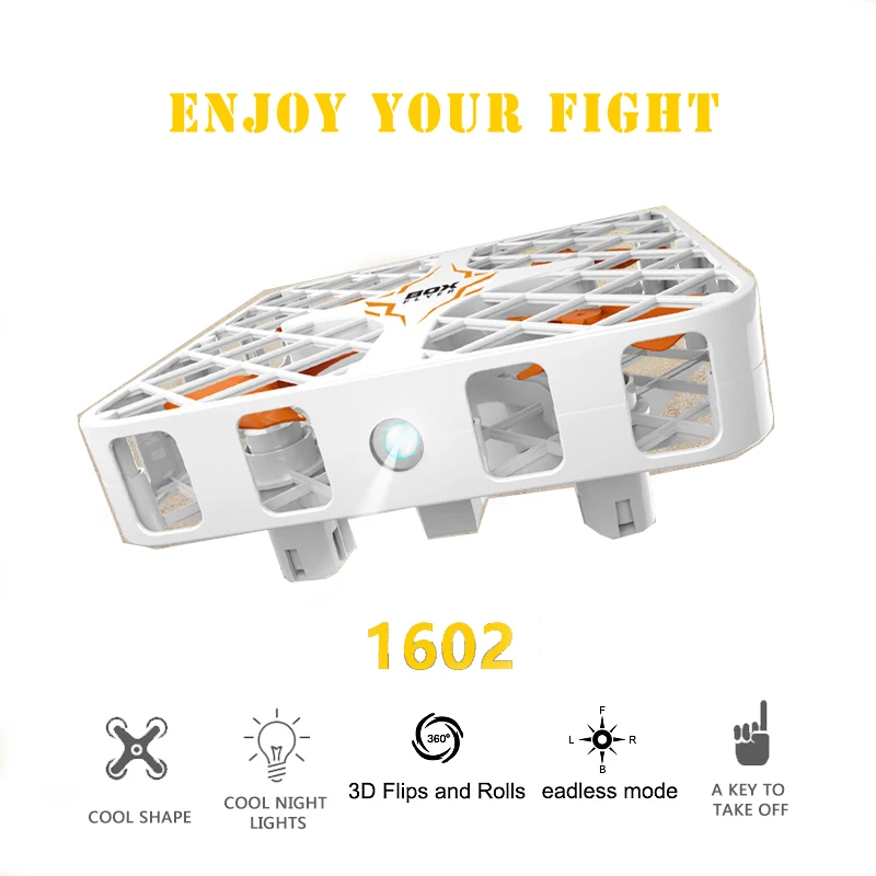 

EBOYU(TM) 1602 Box Flyer 2.4G 6 Axis Gyro 3D Flip RC Helicopter Crashworthy Structure Mini RC Quadcopter Drone