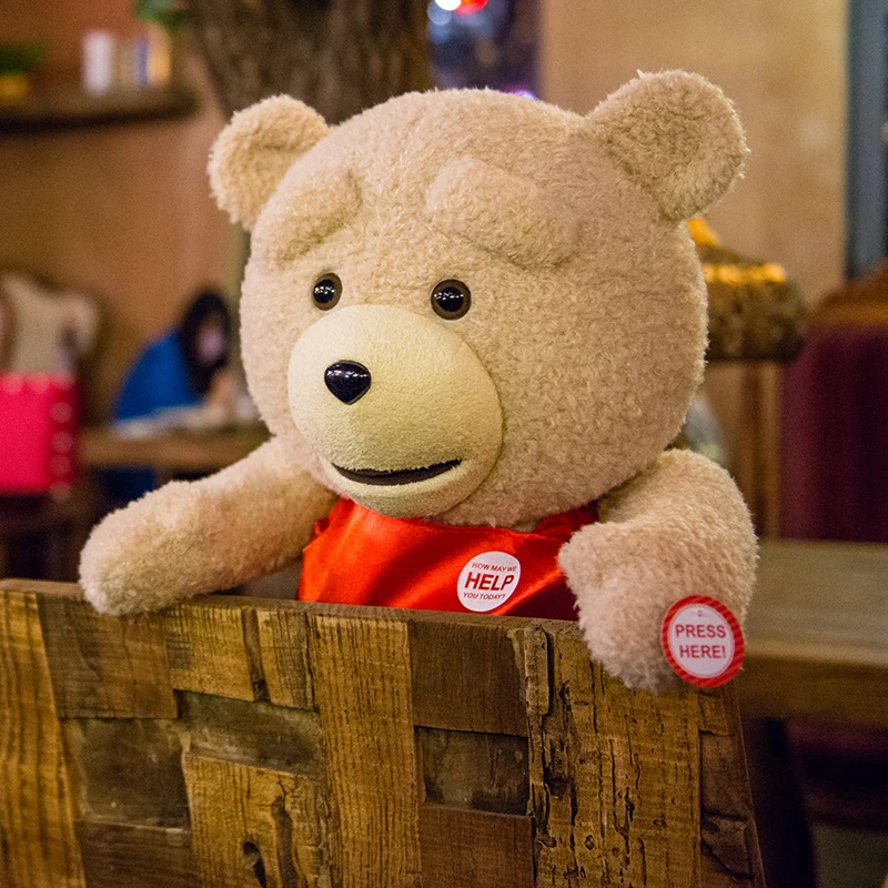 16 &quotГоворя Ted Говоря Плюшевые игрушки Тедди электронных мягкие животные для