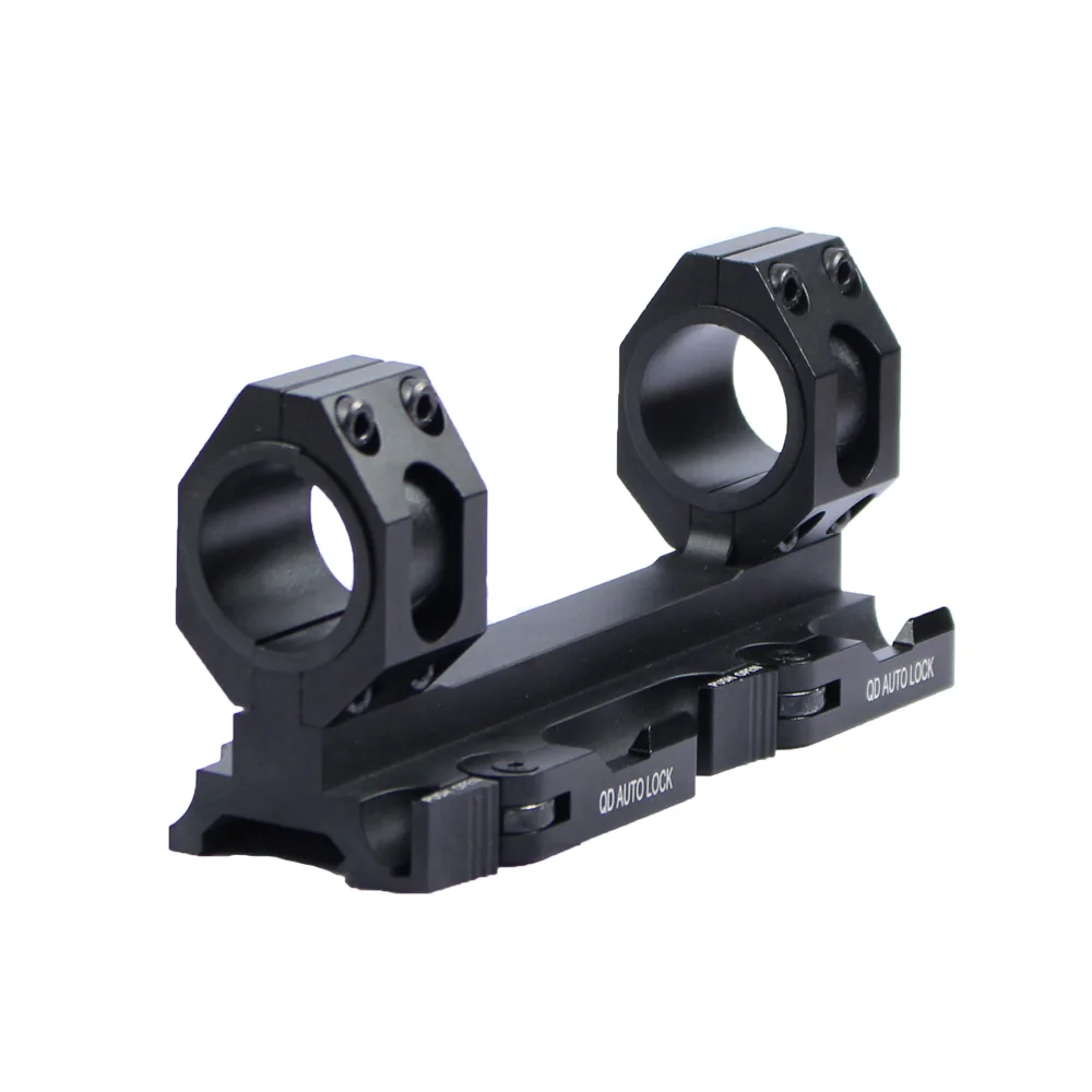 Tensdarcam Duplo Anel Cantilever Pesados Escopo Montar Liberação Rápida Picatinny Weaver Ferroviário Caça 25.4mm 30mm 2 Tensdarcam 25.4mm 30mm duplo anel cantilever pesados