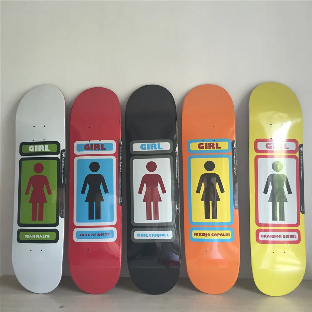 ФОТО New Arrival Skateboard Decks GIRL Graphics Skaters Name Series Canadian Maple 8