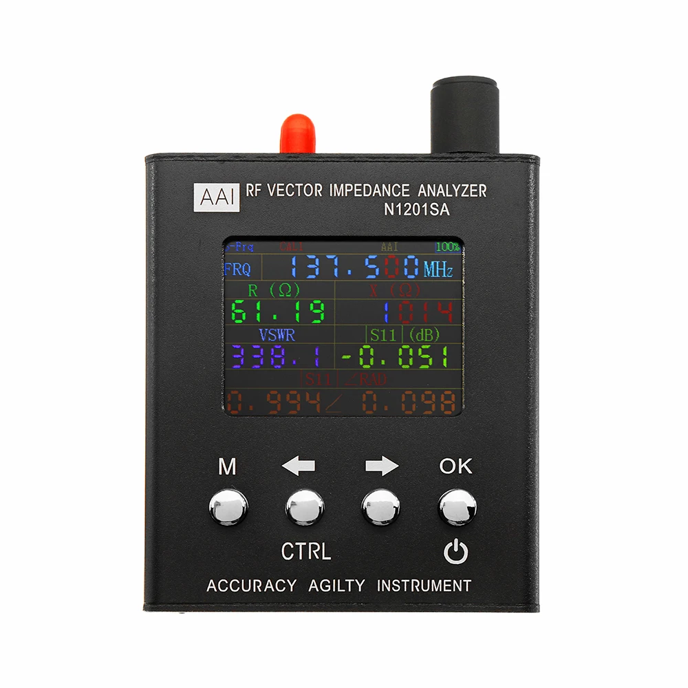 

N1201SA UV RF Vector Impedance ANT SWR Antenna Analyzer Meter Tester 140MHz - 2.7GHz