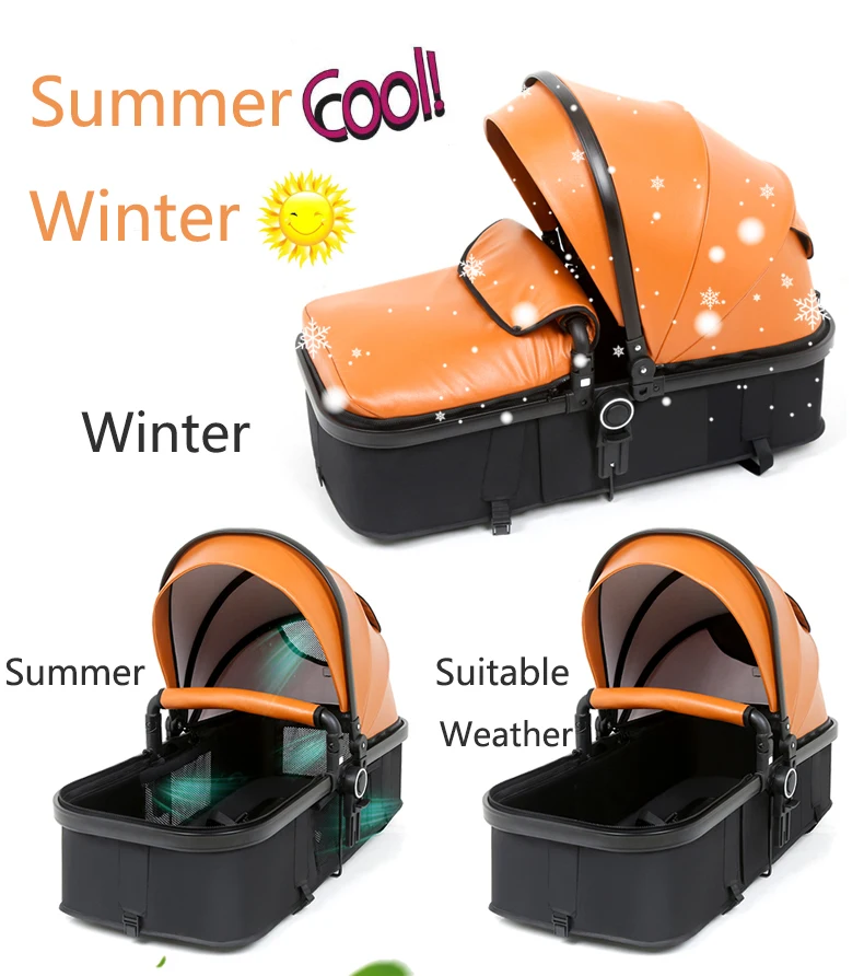 belecoo brand luxury baby stroller 3 in 1 travel system with infant seat