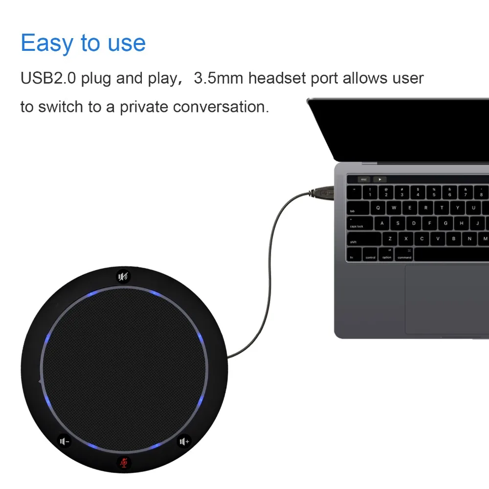 USB динамик TONGVEO NA100 для телефона теле и видеосвязи общения с лицом вызовом Skype