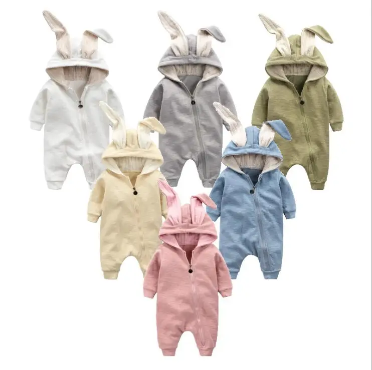 rabbit baby romper