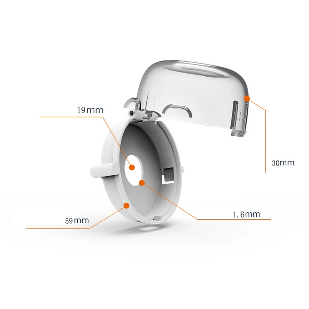 Защитная крышка газового переключателя для детей прозрачные защитные колпачки для газовой плиты 2 шт. Защитная крышка устройства для