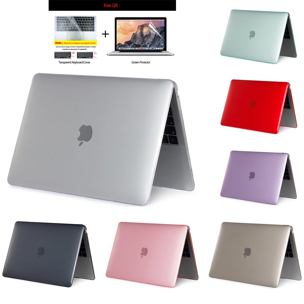 Кристальный чехол для ноутбука Apple MacBook Pro Air Retina 11 12 13 15 дюймов протектор 4 3