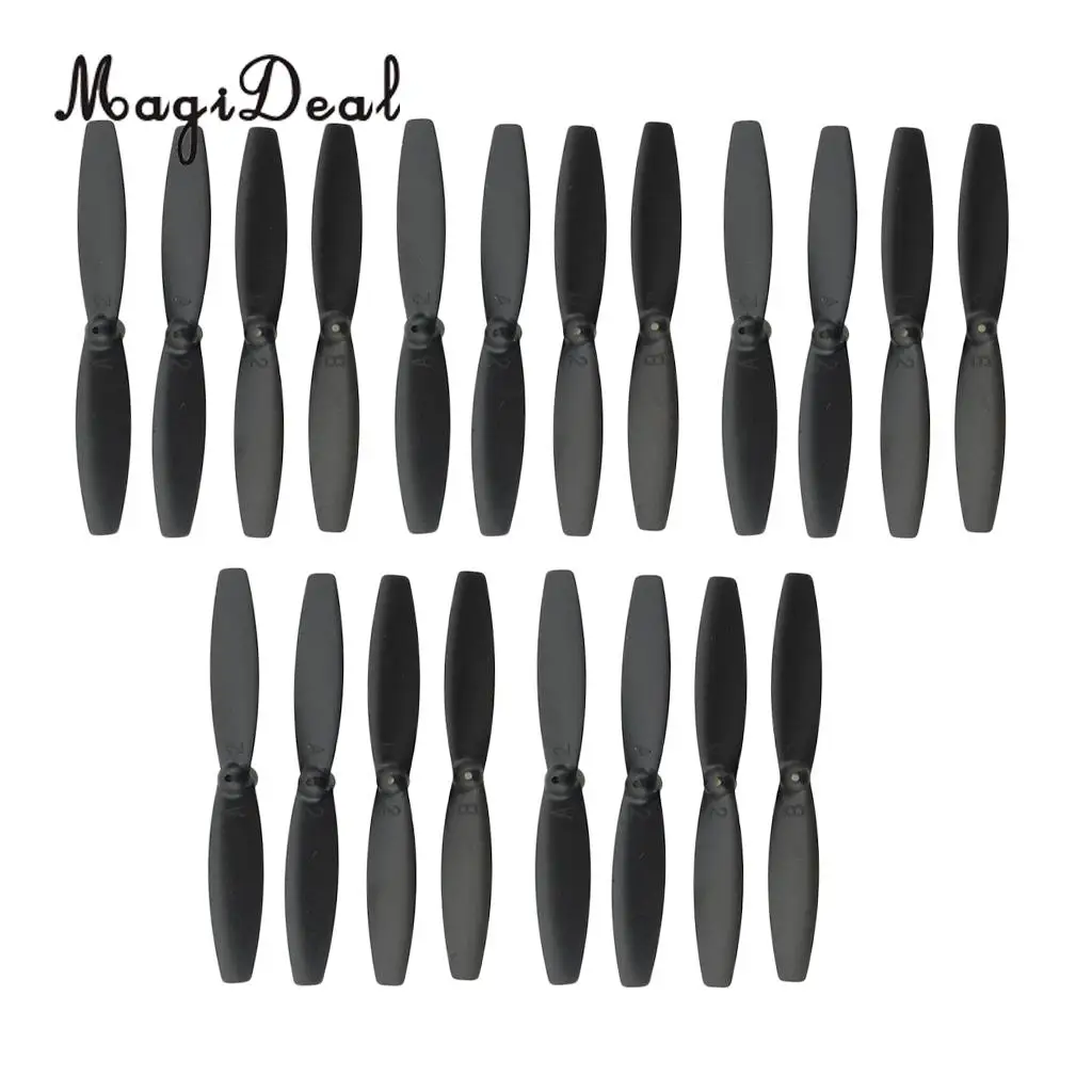 MagiDeal 20x Plastic Propeller Prop Spare Blade for UDI U31 U31W U36 U34W U36WH T25 RC Drone Quadcopter Parts