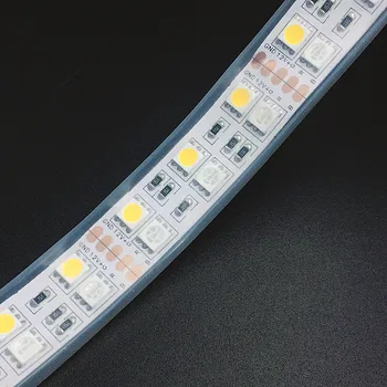 

5M Double Row IP67 waterproof 5050 SMD RGBW(RGB+white) RGBWW(RGB+Warm White) Flexible LED Strips DC12V 5M 120led/M 600LEDs