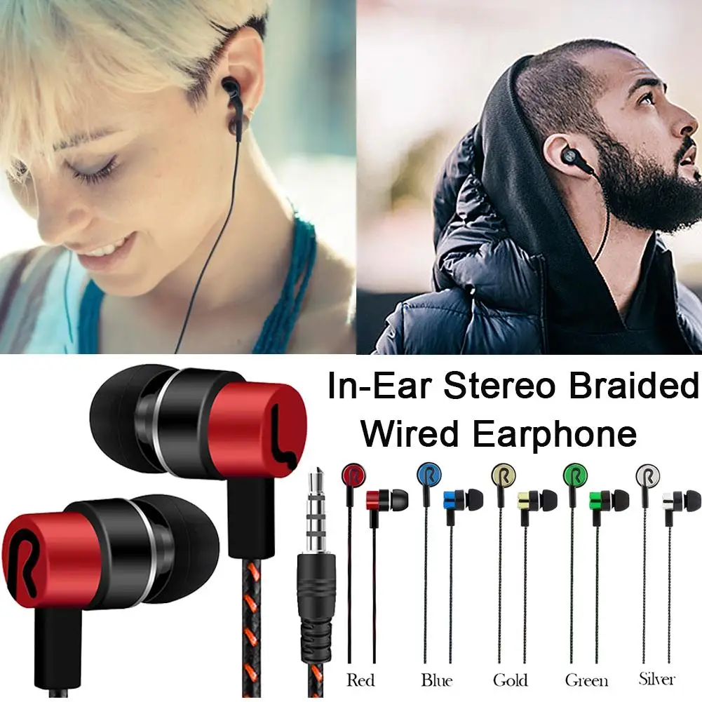

Sports Earphone With No Microphone 3.5mm In-Ear Stereo Earbuds Headset For Computer Cell Phone MP3 Music D30 Jan12
