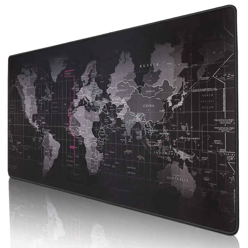 

Gaming Mouse Pad Large Mouse Pad Gamer Big Mouse Mat Computer Mousepad Rubber Surface World Map Mause Pad Keyboard Desk Mat Game