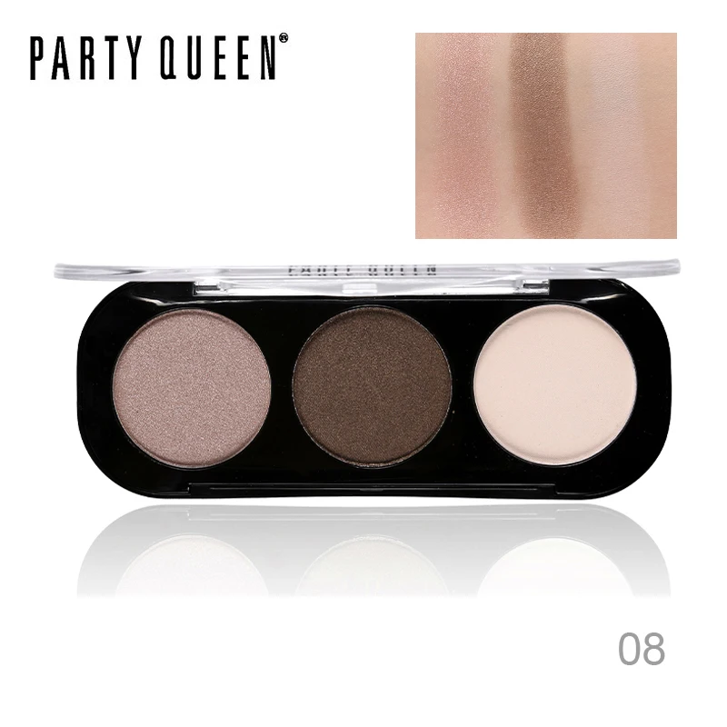 Палетка теней для век из сатина и матовой бронзы 3 цвета|eye shadow|bronze eye shadowsmokey shadow |