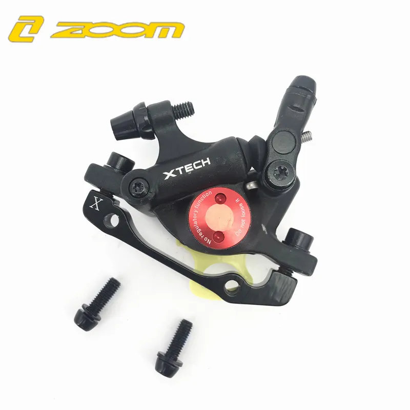 Zoom HB-100 MTB велосипед тормоза HB100 велосипедные тормоза суппорт w роторы запчасти для велосипеда гидравлический поршень двусторонний w V-Brake рычаг - Цвет: only front black