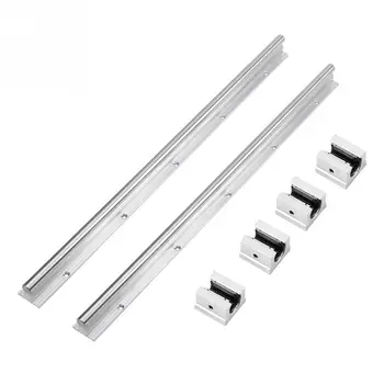 

Wholesale 2Pcs/lot SBR12-500mm 12MM Linear Bearing Rail Slide Linear Guide Shafts w/ 4Pcs SBR12UU Blocks