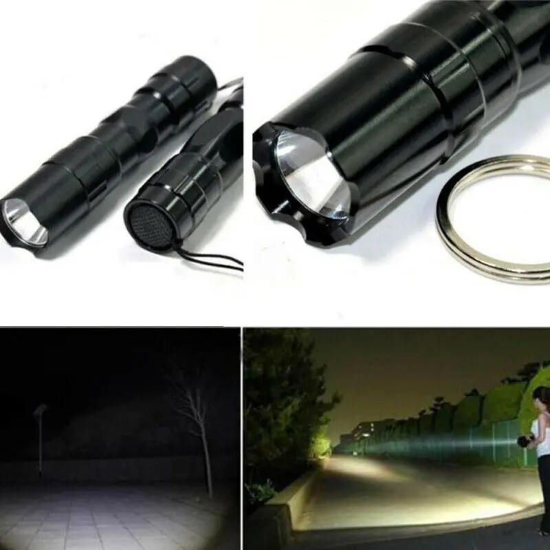 

Mini Portable Pocket LED Light Rechargeable Torch Lamp Flashlight Waterproof