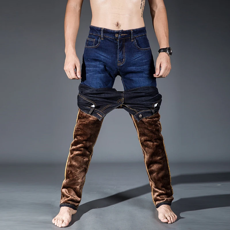 In the winter of 2016, men's jeans, Korean male skinny pants with