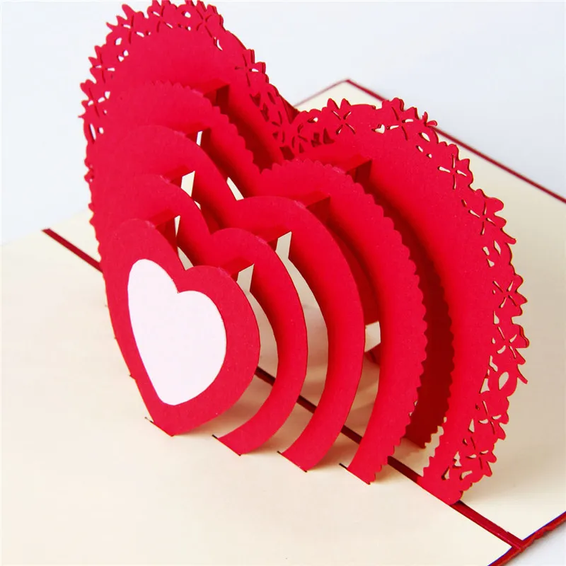 3D всплывающая свадебная открытка вечерние приглашения детский душ подарки
