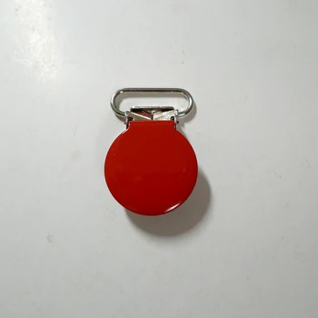

25pcs 20mm 3/4" #36 RED COLOR Round Suspender Clips