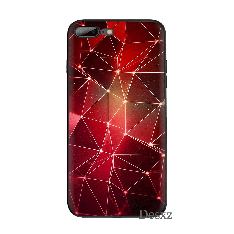 Desxz Силиконовый ТПУ цветной чехол для iPhone 5 5S 6 6s 7 8 Plus XR XS Max X|Чехлы-накладки| |