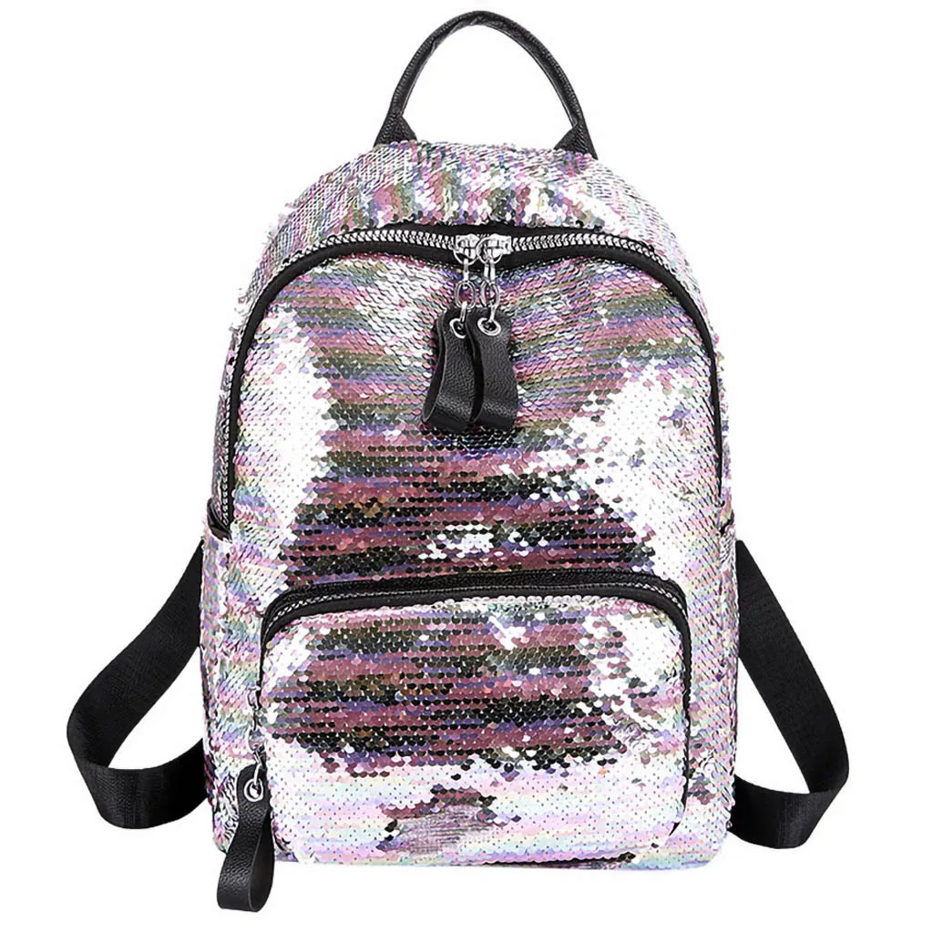 Рюкзак с блестками, модный шикарный рюкзак для девочек-подростков, школьная сумка для студентов, чехол-карандаш, клатч, Mochilas HW
