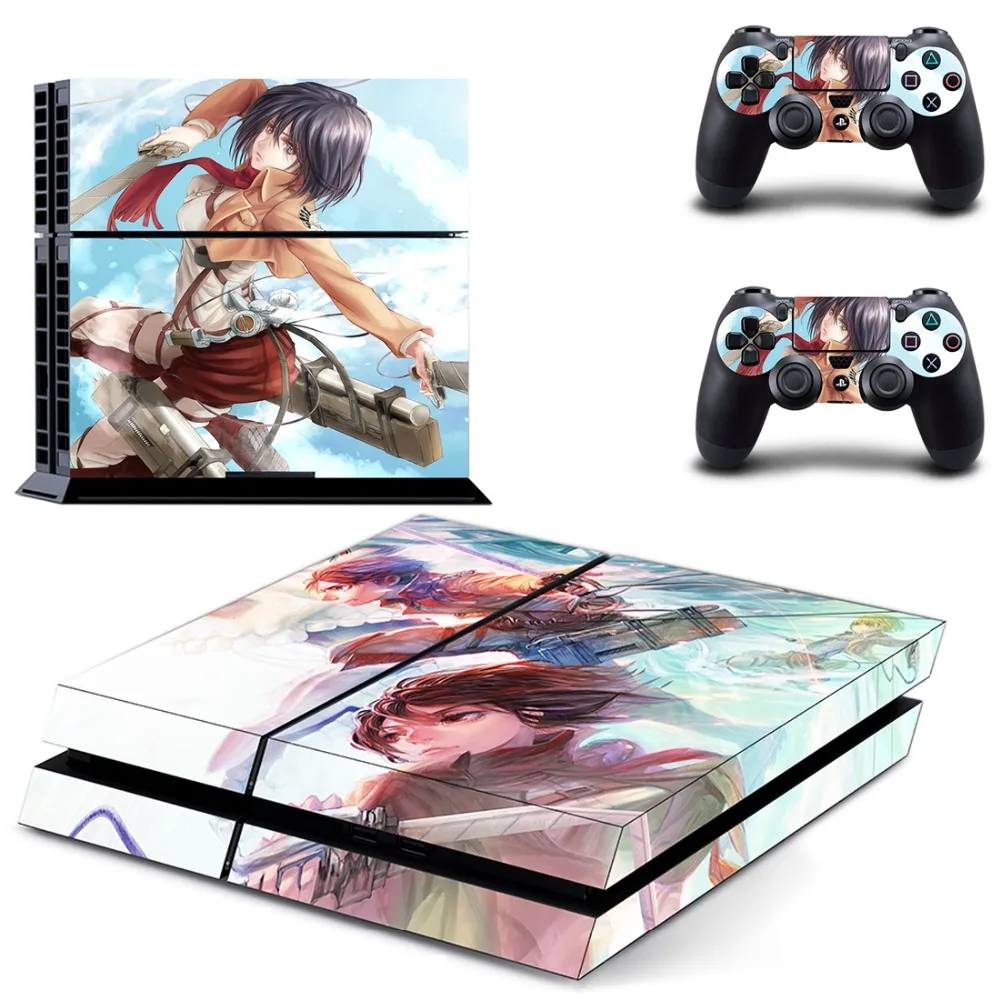 Обувь для косплея по аниме атака на Титанов PS4 переводная картинка наклейка Sony