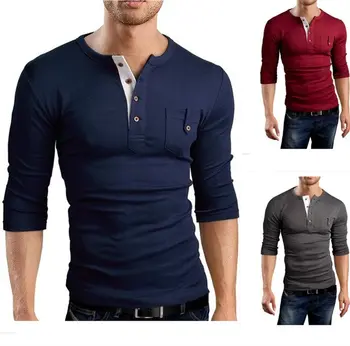 

New Long Sleeve Men fashion Shirts Men's Slim Fit Muscle fitness Stylish man Shirt cotton absorption comfortable top clothes