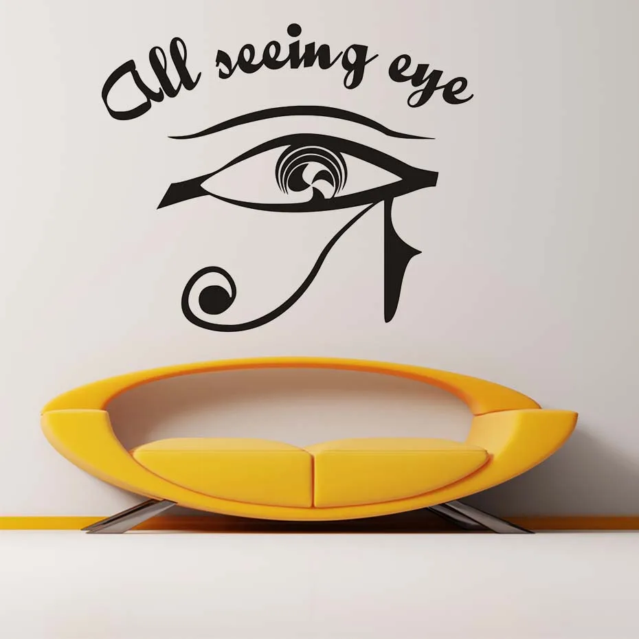 Big Eyes Makeup Art Wall Stickers For Living Room All Seeing Eye Bedroom Beauty Lashes Salon Create Design Interior Home Decor