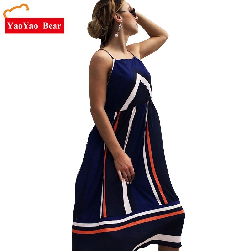 Пикантные шифоновое, для будущих мам платье в полоску стиль беременность скольжения платья Пляжные летние праздничные для беременных