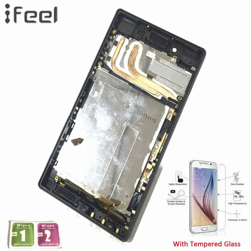 

IFEEL 100% Tested LCD Display Touch Screen Digitizer With Frame For Sony Xperia Z5 E6603 E6633 E6653 E6683 5.2" Repair Assembly