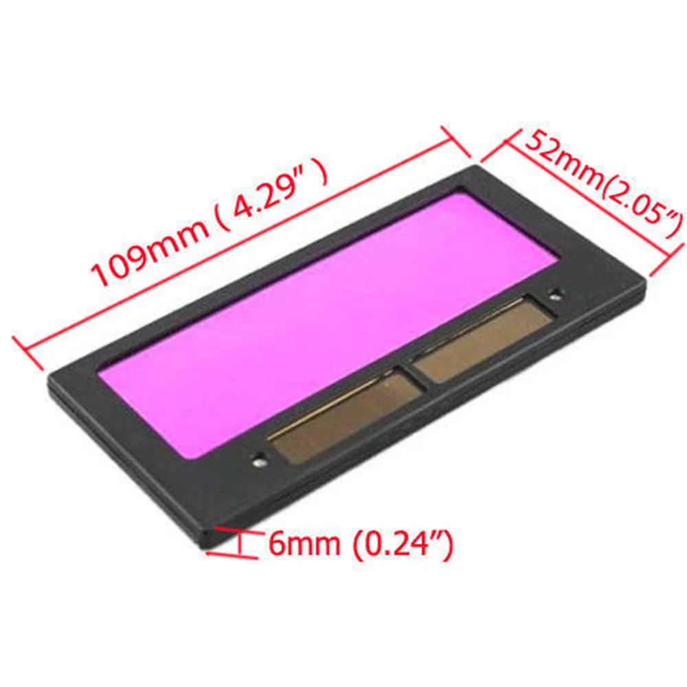 1 шт. 4-1/" х 2" ЖК-дисплей Солнечная Авто Затемнение фильтр объектива Тень 3- 11 сварщика очки для сварки шлем оконного проема