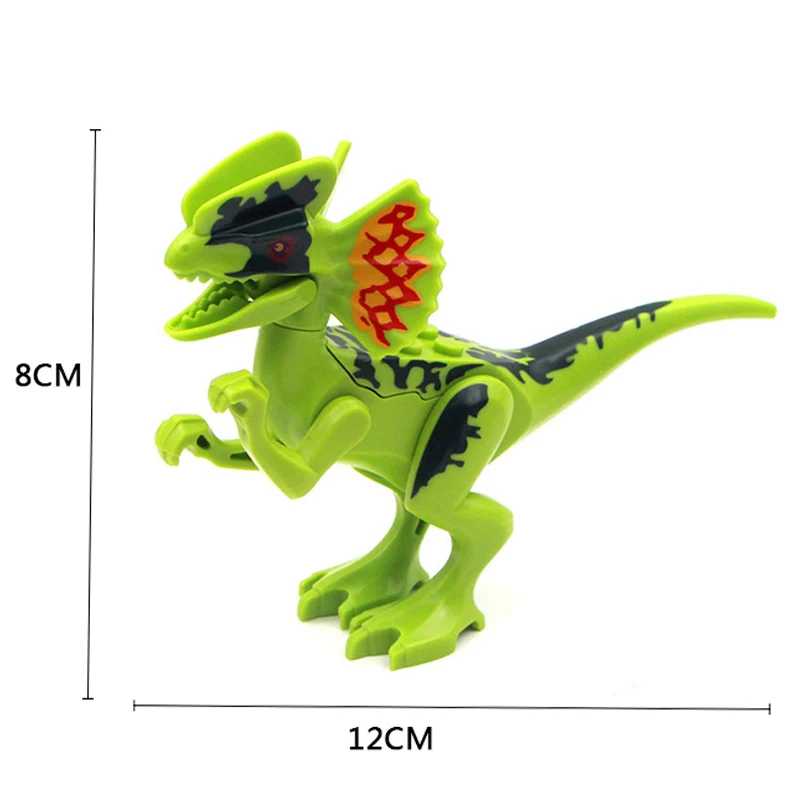 Jurassic Dinosaurs World Action Figures Tyrannosaurs Rex Building Blocks DIY Animal Toys Duploe Compatible With Legoings Technic