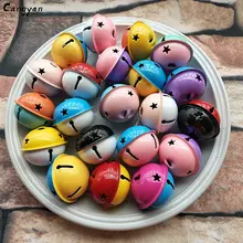 3 шт., милый яркий двухцветный большой колокольчик, Креативный металл, 4 см, краски, аксессуары, сделай сам, рождественские аксессуары, одежда для собак, подарки для детей, как