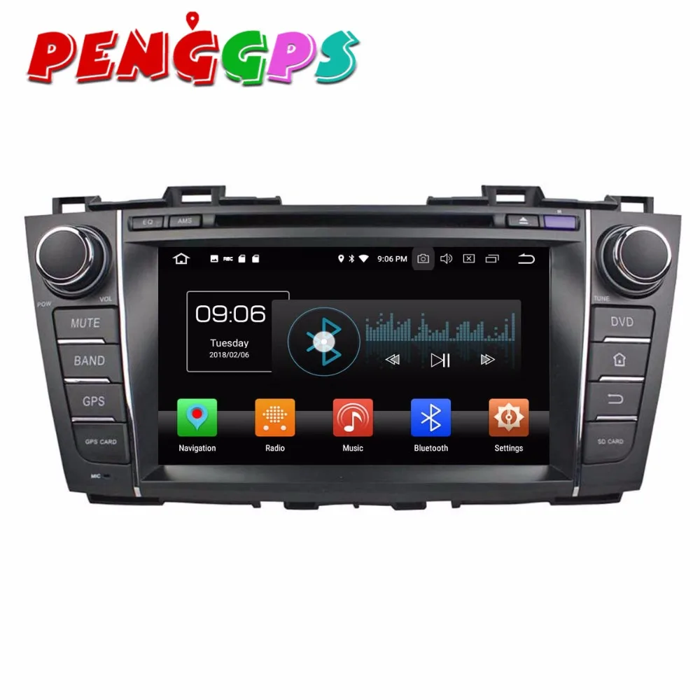 Perfect Android 8.0 7.1 Car DVD Player GPS Headunit For MAZDA 5 2009-2012 Premacy 2009-2012 Car Stereo Auto Multimedia Satnav Video IPS 5