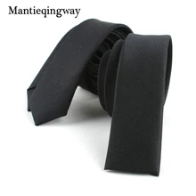 Mantieqingway 3,5 см галстук-бабочки для худых для мужчин галстук для свадебной вечеринки джентльменов Gravata Corbata тонкое платье с поясом галстук для шеи