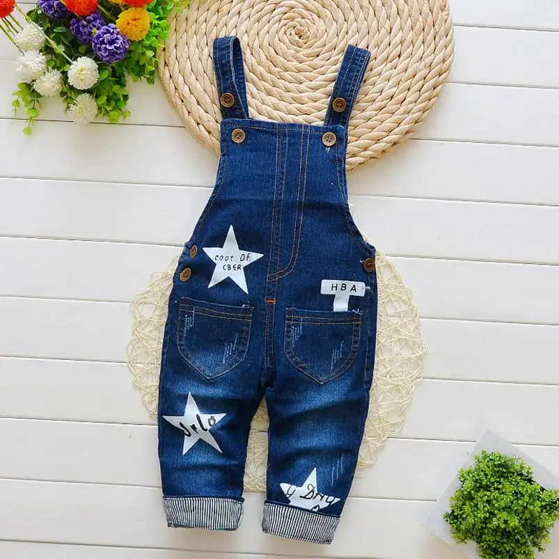 New baby clothes of spring and autumn infant child cowboy brace